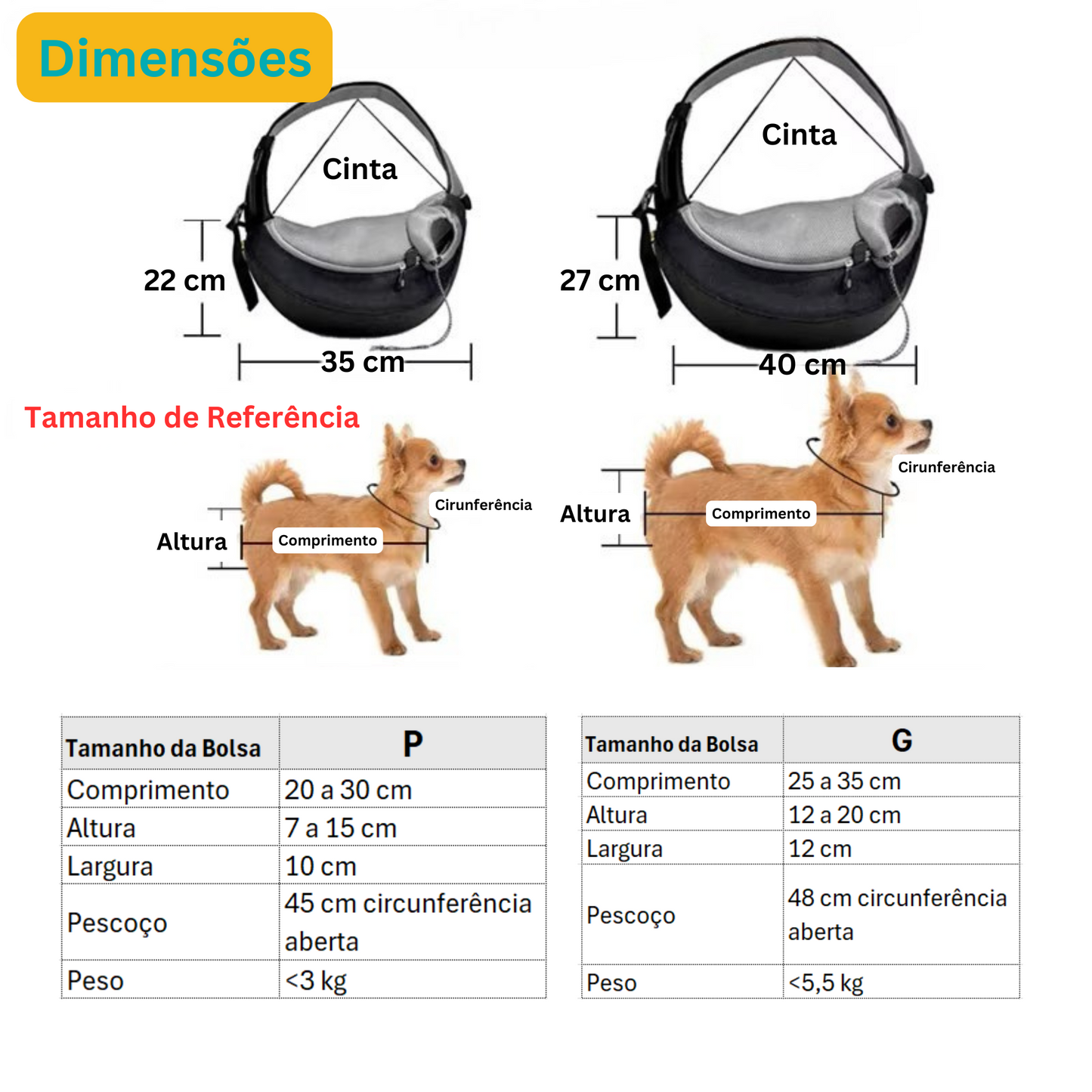 Bolsa Transversal para Transporte