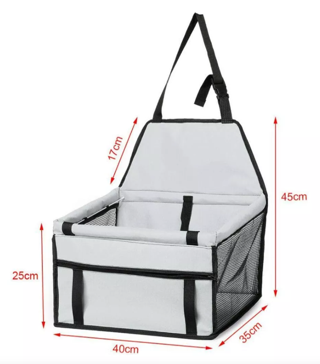 Cadeirinha para Carros para Transporte de Cães e Gatos até 10 Kg