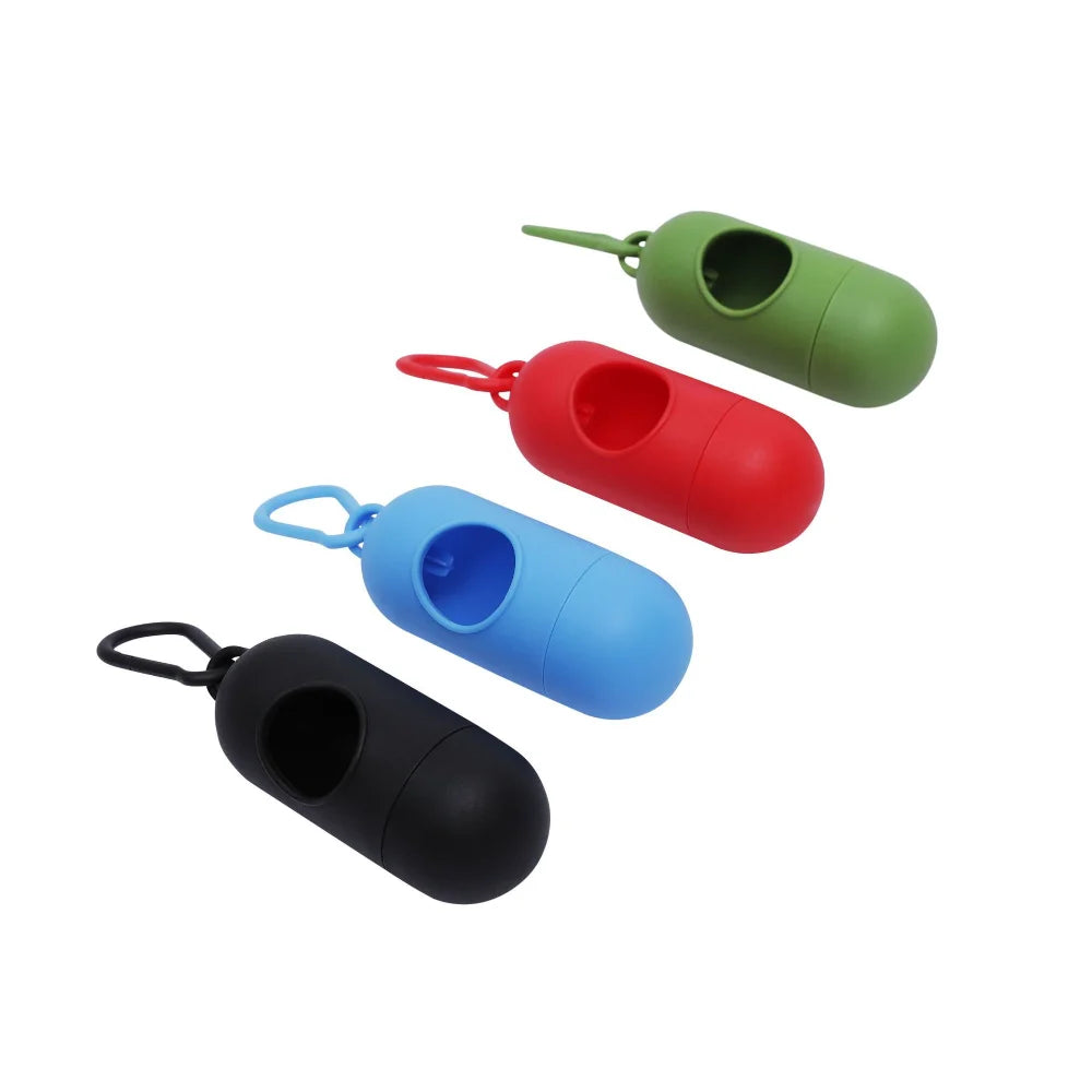 Porta Saquinhos Higiênicos em Formato de Cápsula - Poop Bag