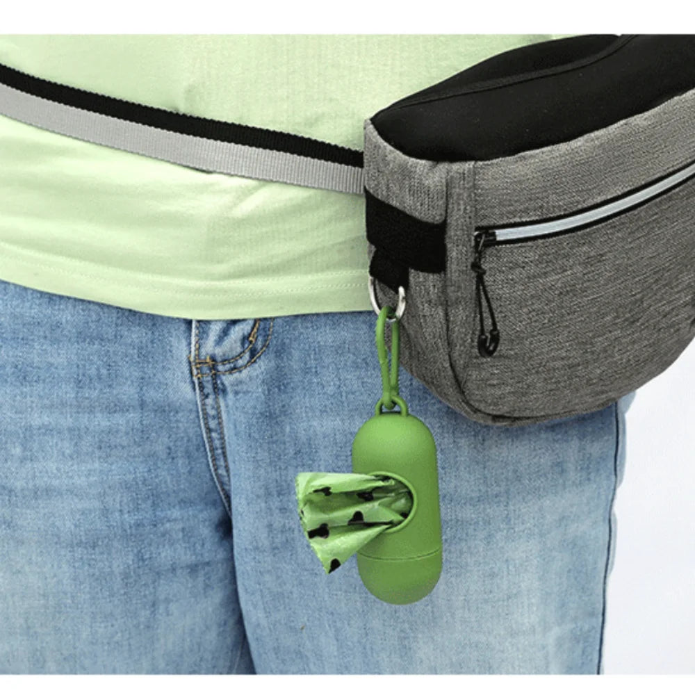 Porta Saquinhos Higiênicos em Formato de Cápsula - Poop Bag