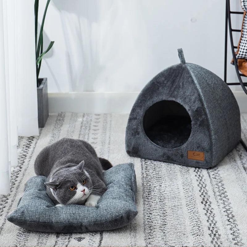 Toca em Veludo para Gatos