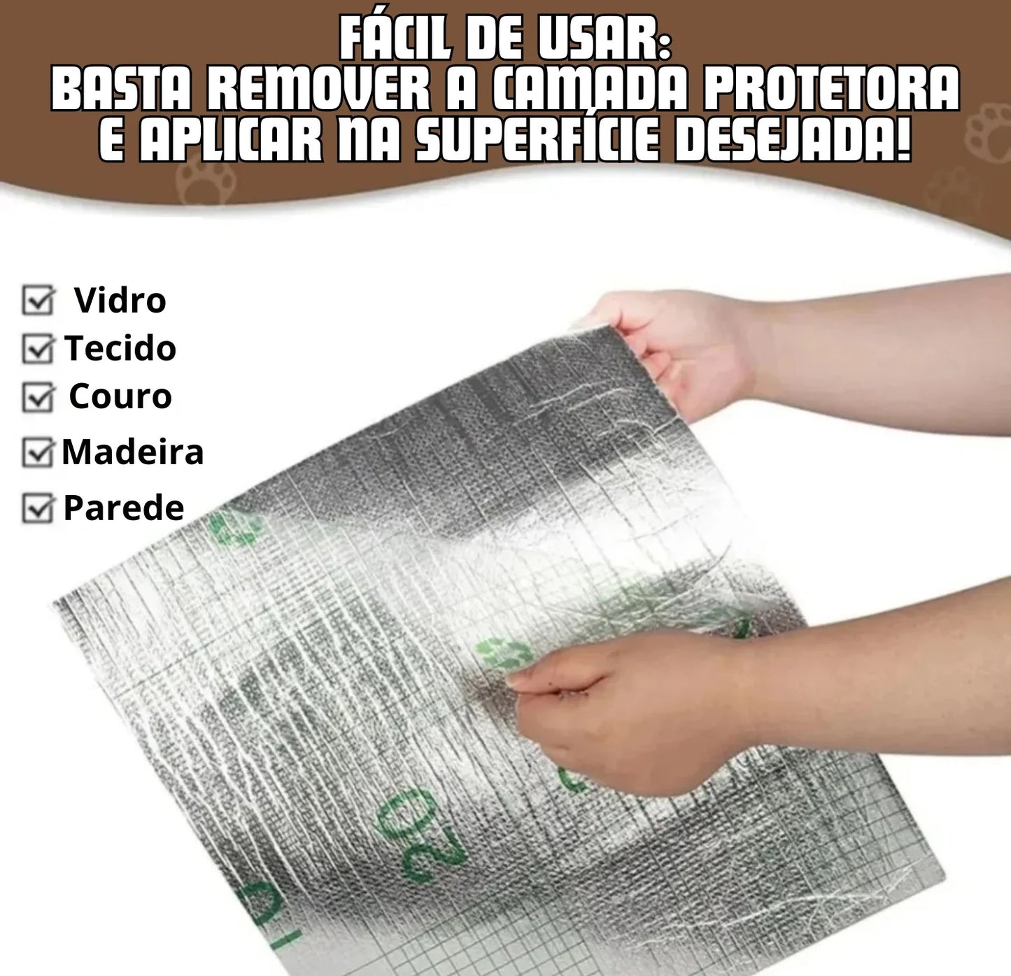Tapete Arranhador Protetor Autoadesivo