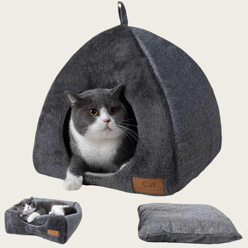 Toca em Veludo para Gatos